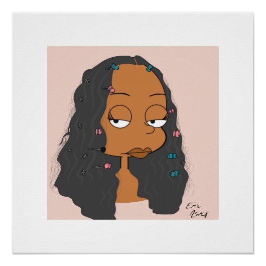 Susie X A Zitplaats aan tafel Poster (Voorkant)