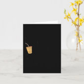 Suspect Claims Shes Broke But Stops For Iced Coffe Kaart (Gele Bloem)