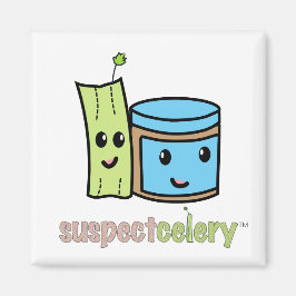 SuspectCelery™ Cute BFFs Celery + Peanut Butter Magneet