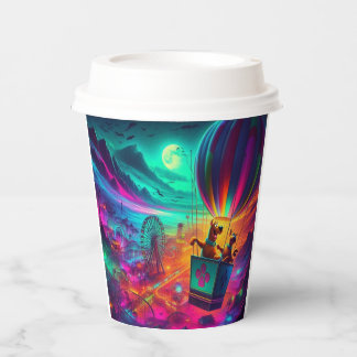 Suspended Over The Scream Park Papieren Bekers