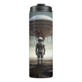 Suspended Worlds - Astronaut Mug Thermosbeker (Voorkant)