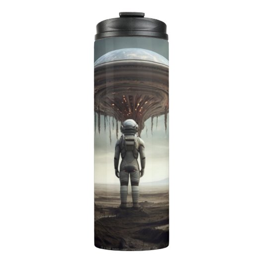 Suspended Worlds - Astronaut Mug Thermosbeker (Voorkant)