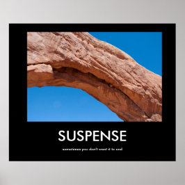 SUSPENSE "Arches", demotiverend poster