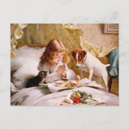 Suspense by Charles Burton Barber Briefkaart