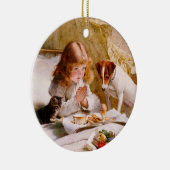 Suspense by Charles Burton Barber Keramisch Ornament (Rechts)