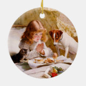 Suspense by Charles Burton Barber Keramisch Ornament (Achterkant)