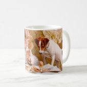 Suspense by Charles Burton Barber Koffiemok (Voorkant rechts)