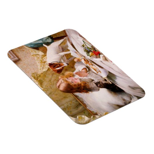 Suspense by Charles Burton Barber Magneet (Rechterzijde)