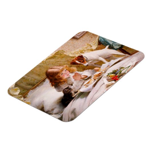 Suspense by Charles Burton Barber Magneet (Linkerzijde)