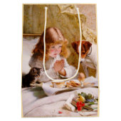 Suspense by Charles Burton Barber Medium Cadeauzakje (Achterkant)