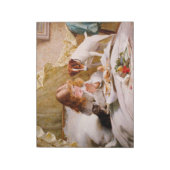 Suspense by Charles Burton Barber Notitieblok (Linkerzijde)