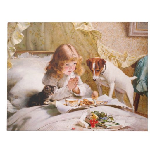 Suspense by Charles Burton Barber Notitieblok (Voorkant)