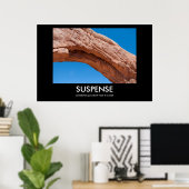 SUSPENSE demotivatie-poster Poster (Thuiskantoor)