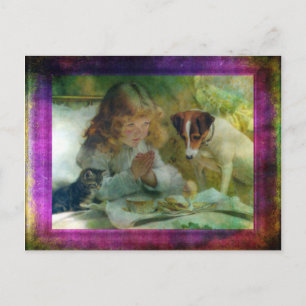 Suspense, Grunge Digital Art Briefkaart