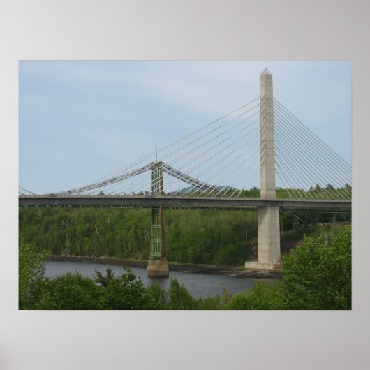 Suspensie Bridge Maine Poster (Voorkant)
