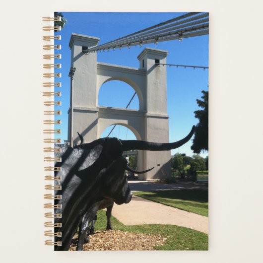 Suspensie Bridge, Waco, TX Planner (Voorkant)