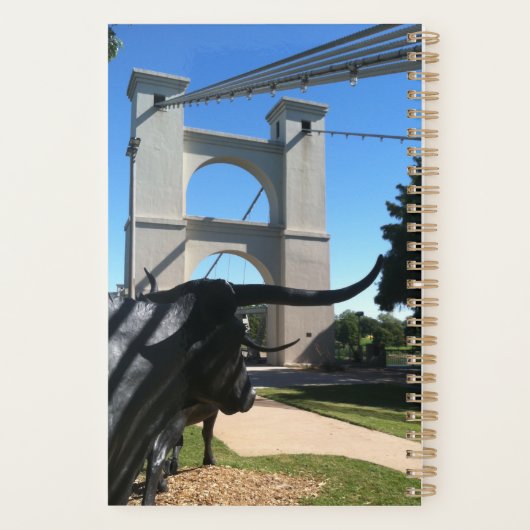 Suspensie Bridge, Waco, TX Planner (Achterkant)