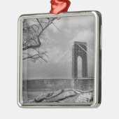 Suspensie brug uitzicht B&W Metalen Ornament (Links)