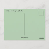 Suspensiebrug in Bhutan Briefkaart (Achterkant)