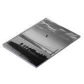 Suspension Bridge in Lissabon Black and White Phot Notitieboek (Linkerzijde)