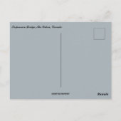 Suspension Bridge The Yukon Canada Briefkaart (Achterkant)