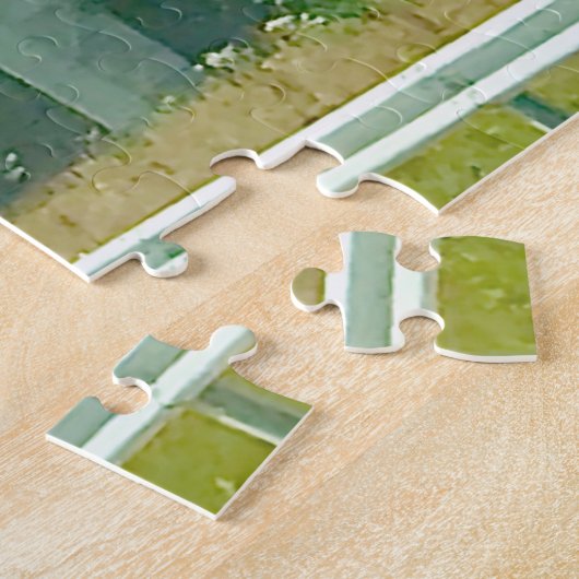 Suspension Bridge Waterford Ireland. Jigzaag Puzzl Legpuzzel (Zijkant)