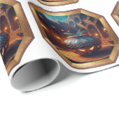 Suspicious Flowerpot Lurks In Courtyard Cadeaupapier (Rol Hoek)