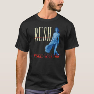 Suspiciouss Girl Classic rushh world tours 1980 T-shirt