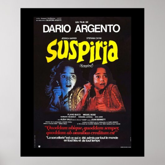 Suspiria 1977 poster (Voorkant)