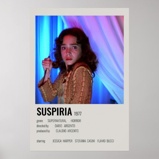 Suspiria Minimalist Poster (Voorkant)