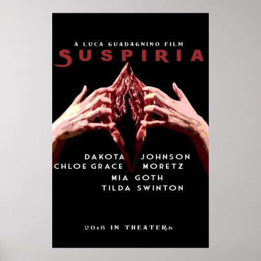Suspirias pssy wond poster (Voorkant)