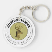 Susquehanna hert zonder angst acryl Sleutelhanger (Achterkant)