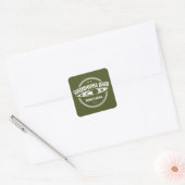 Susquehanna River, Pennsylvania Vierkante Sticker (Envelop)