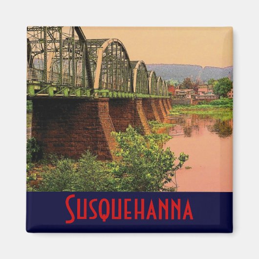 Susquehanna riviermagneet magneet (Voorkant)