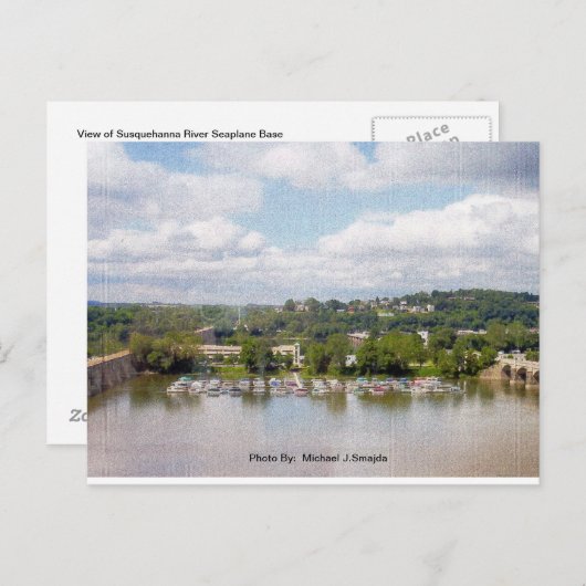 Susquehanna, Seaplane Base Briefkaart (Voorkant / Achterkant)