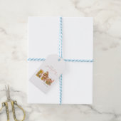 Süße kleine Patch-Pompoen bloemen zijn op weg Cadeaulabel (Met Touw)