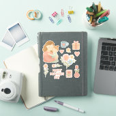 Süße Mama- Tochter Sticker- zum Muttertag- Blumen Sticker (iPad Cover)