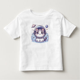 süße niedliche Katze für Mädchen und Kleinkinder Kinder Shirts