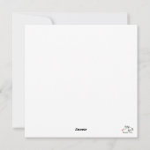 Süsse Pferdekarte, Pferde Aquarell Illustration Feestdagenkaart (Achterkant)