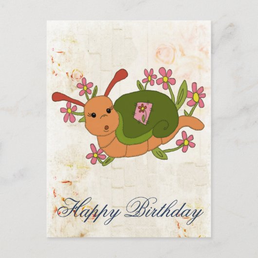 Süße Schnecke Briefkaart (Voorkant)