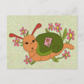 Süße Schnecke Briefkaart (Voorkant)