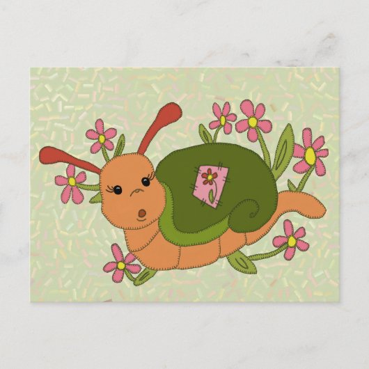 Süße Schnecke Briefkaart (Voorkant)