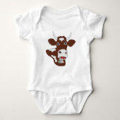 süsse simmenthaler Kuh Baby Body Romper (Voorkant)