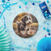 Süßer Aussiedoodle Welpe Papieren Bordje (Feest)