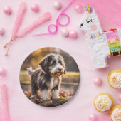 Süßer Aussiedoodle Welpe Papieren Bordje (Feest)