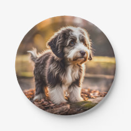 Süßer Aussiedoodle Welpe Papieren Bordje