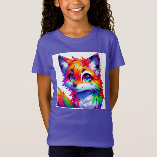 Süßer bunter Fuchs  T-shirt (Voorkant)