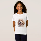 Süßer Hund struppiges Fell T-shirt (Voorkant volledig)