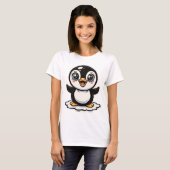 Süßer Kawaii-Babypinguin T-shirt (Voorkant volledig)