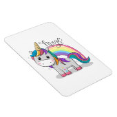 Süßes Einhorn Unicorn mit großen Augen Magneet (Rechterzijde)